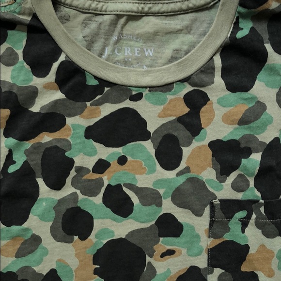 J. Crew Tops - J Crew Camo T-shirt